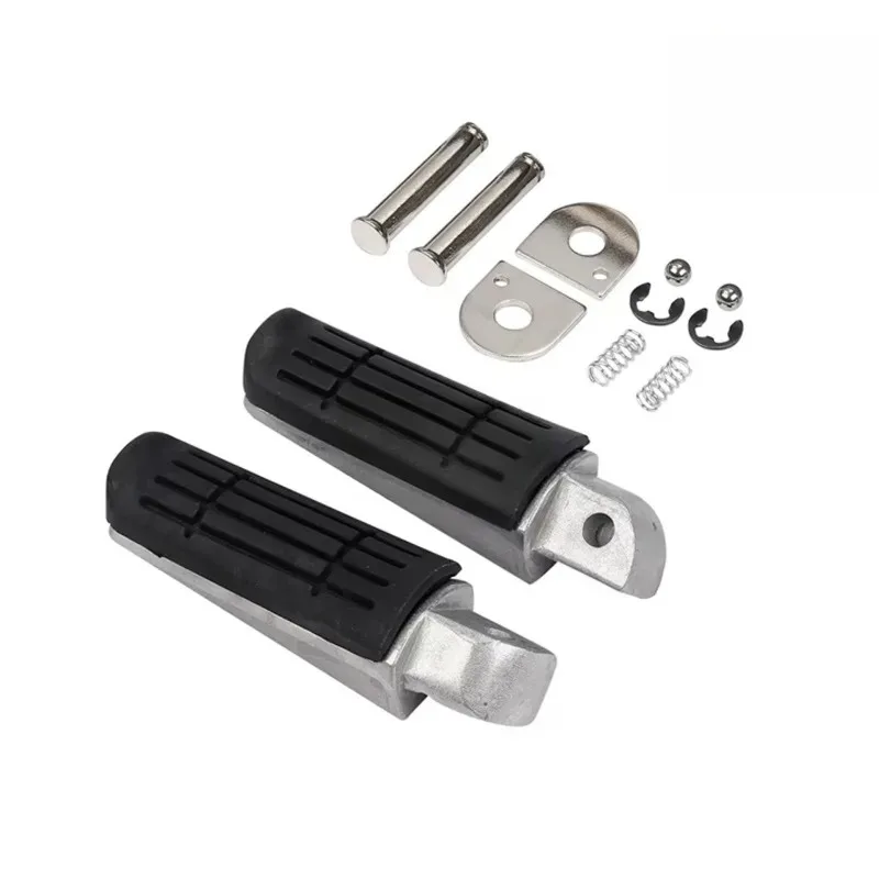 VYL for Motorcycle Front Rear Footrests Foot Pegs XJ6 FZ6 MT09 MT07 FZ8 FZ1 FZ400 FZ600 XJ600 XJ900 TDM850 T Black