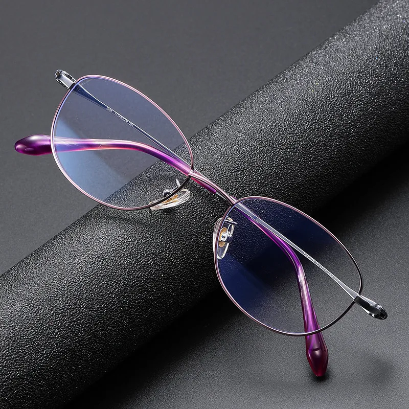 New ladies, sweet classic women's ultra-light myopia frame oval small box elegant ladies traditional eye frame wholesale 124205