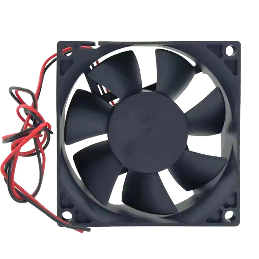 Kipas Pendingin Industri Udara Tinggi 8025 DC12V 808025mm AD08012HB257004 0.18A Kipas Ventilasi Kabinet Peralatan Inverter