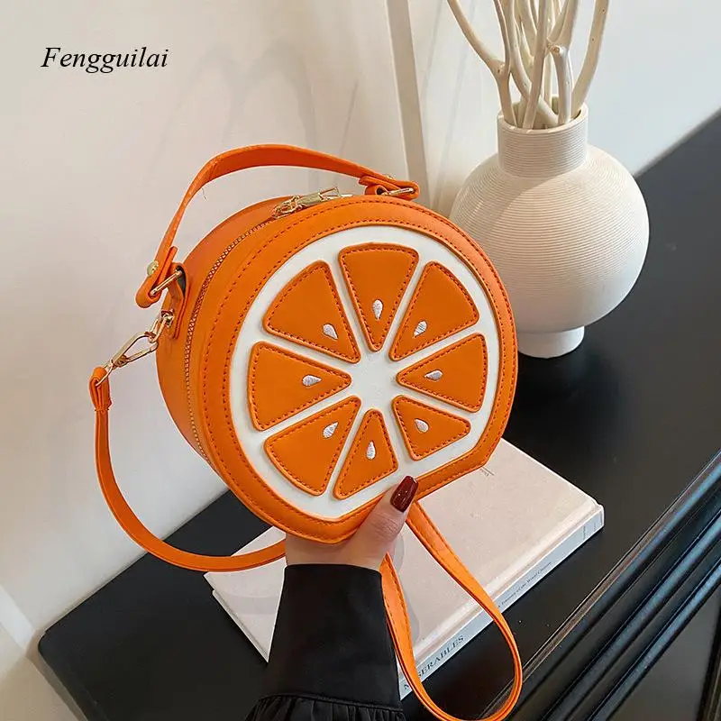 

Cartoon-Shaped Fruit Lemon Bag - Unique, Light and Fresh, Elegant Single-Shoulder Crossbody Small Round Bag
