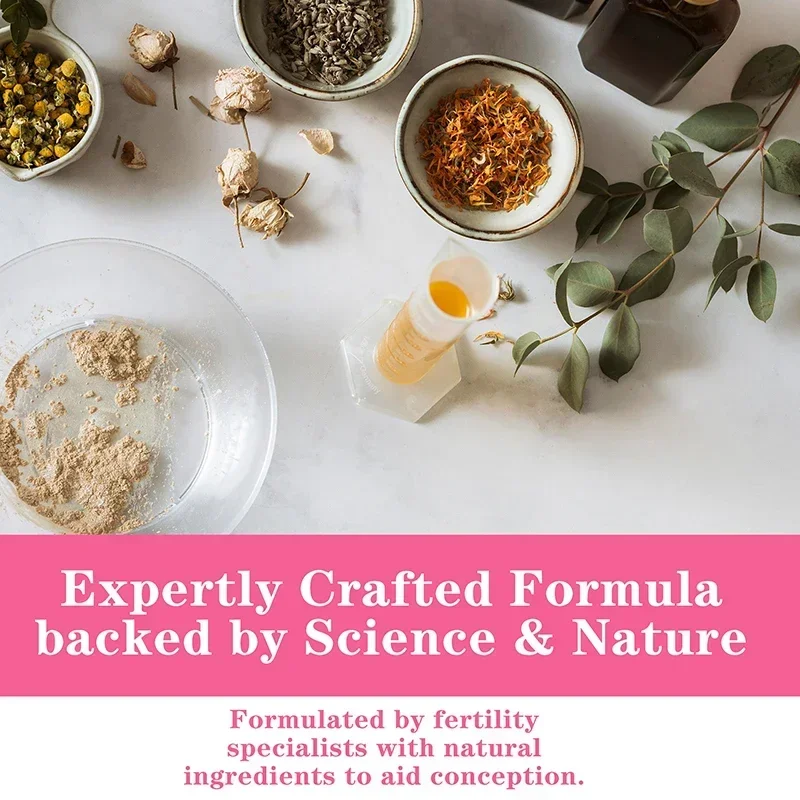 Female Fertility Support - Helps Balance Hormones, Promote Ovulation, Regulate Menstrual Cycles, and Enhance Nutrient Absorption - view 2