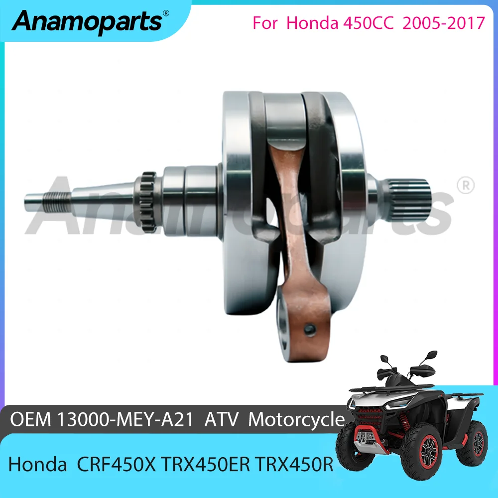 

For 2005-2017 Honda CRF450X TRX450ER TRX450R 450CC Motorcycle engine Crankshaft assembly Replacement ATV 13000-MEY-A21
