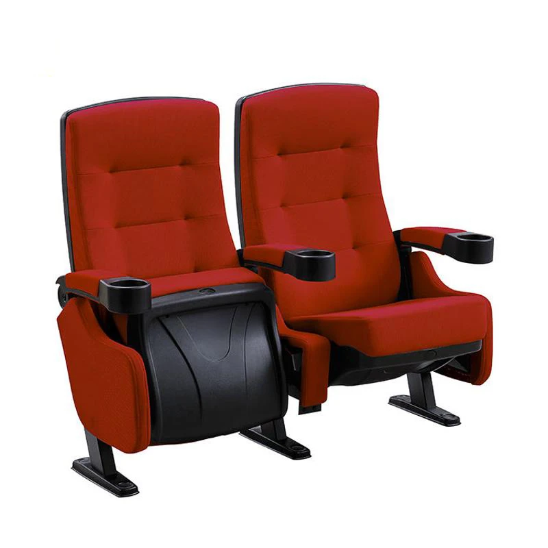 Free Design Theater Furniture Modern Folding VIP Cinema Chairs Theater Seats With Cup Holder