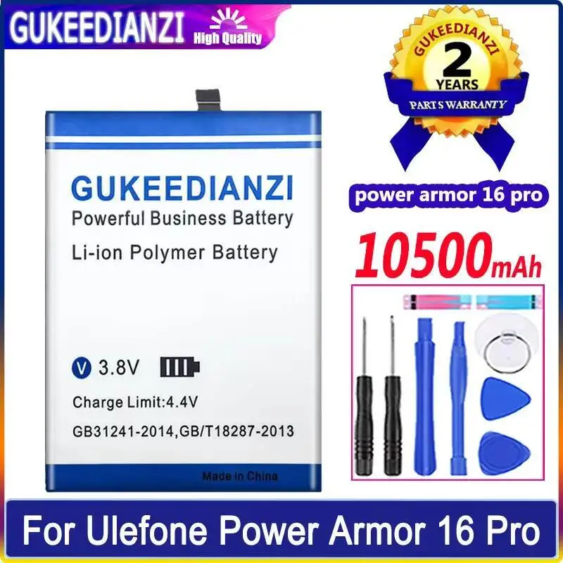 

For Ulefone Power Armor 16 Pro Armor16 16Pro 3103 Safe 10500Mah Mobile Phone Battery