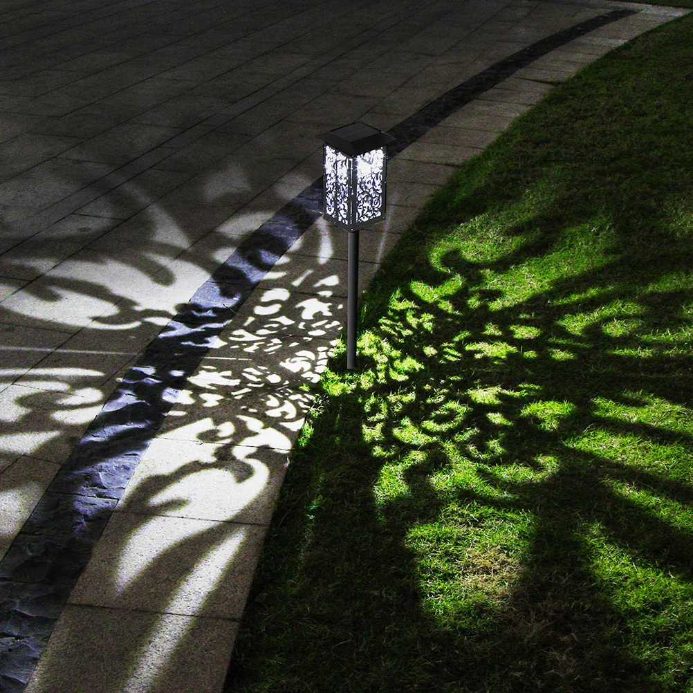 

Solar Lawn Lamp ABS Flowers Decorative Waterproof LED Solar Lights for Garden Outdoor Pathway Yard Lighting Energy Saving Easy