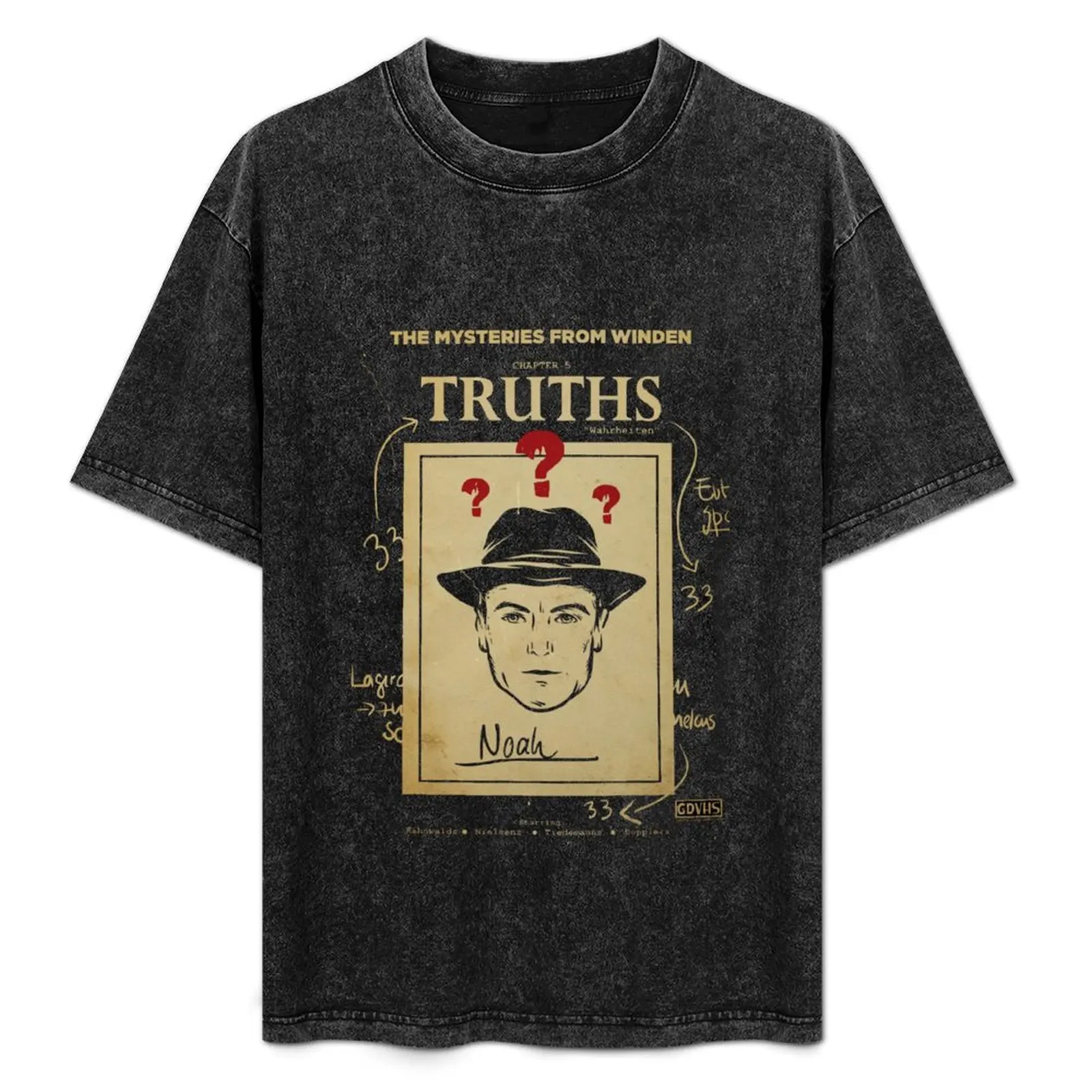

Dark Noah Netflix T-Shirt Big and Tall Crew Neck Tee
