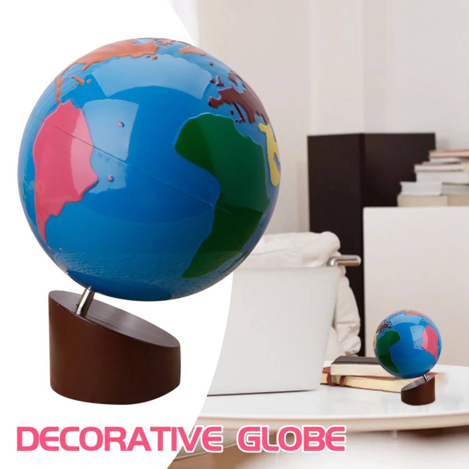 Montessori Globe Ornament Decoration for Geography Education