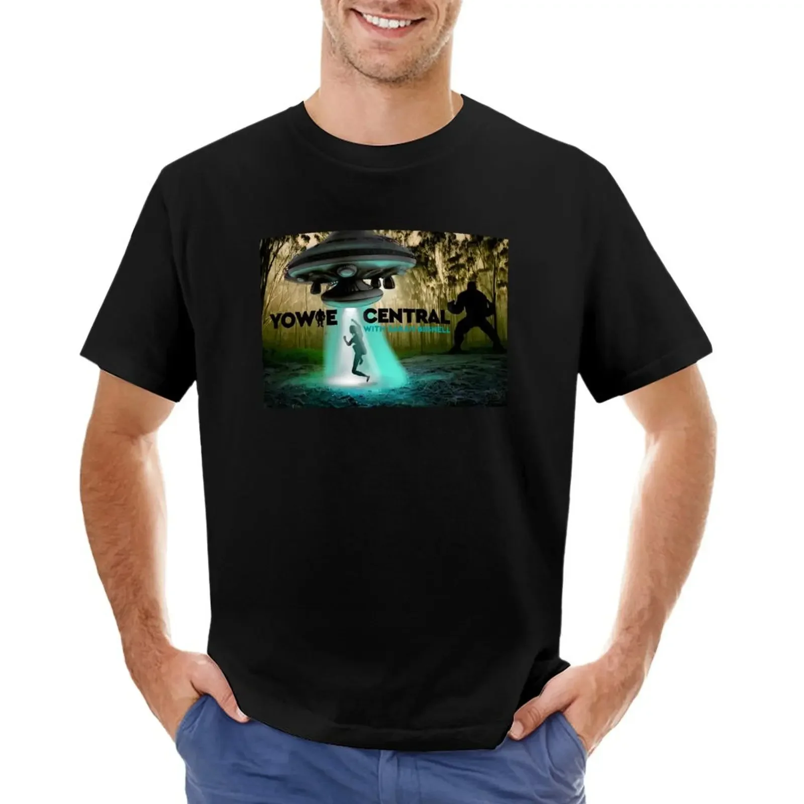 

Yowie Central with UFO T-shirt vintage sublime men clothing