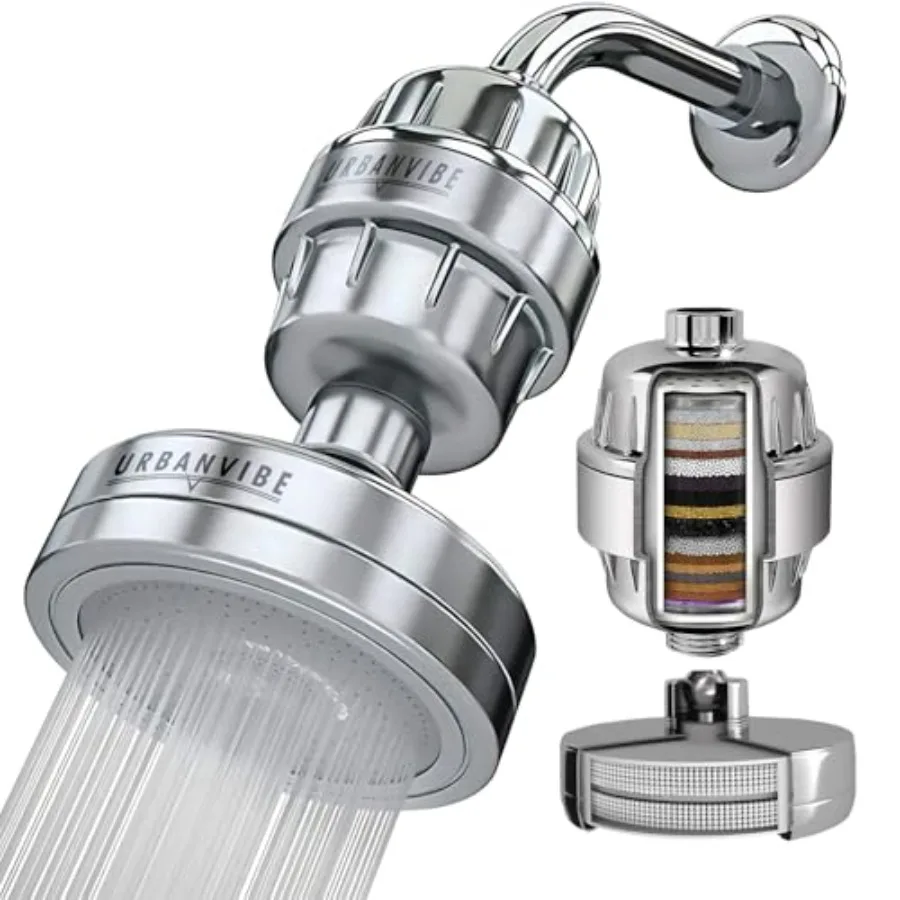 

Luxury Filtered Shower Head Set 20+3 Stage Shower Filter for Hard Water - Removes Chlorine and Harmful Substances - Showerhead