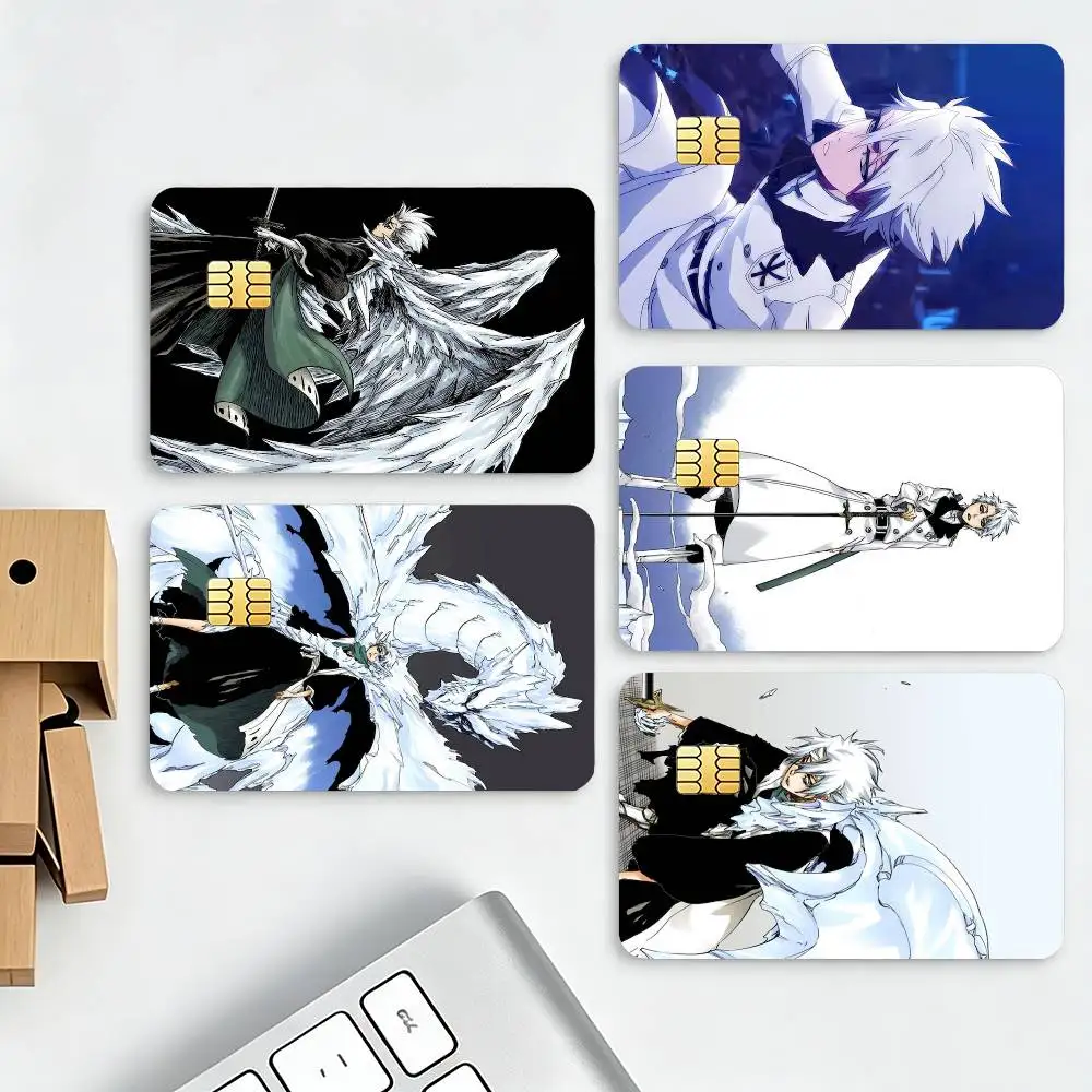 Toshiro Hitsugaya Bleach HD Credit Card Stickers Game Card Decal Small Chip Waterproof Sticker Gift Decor