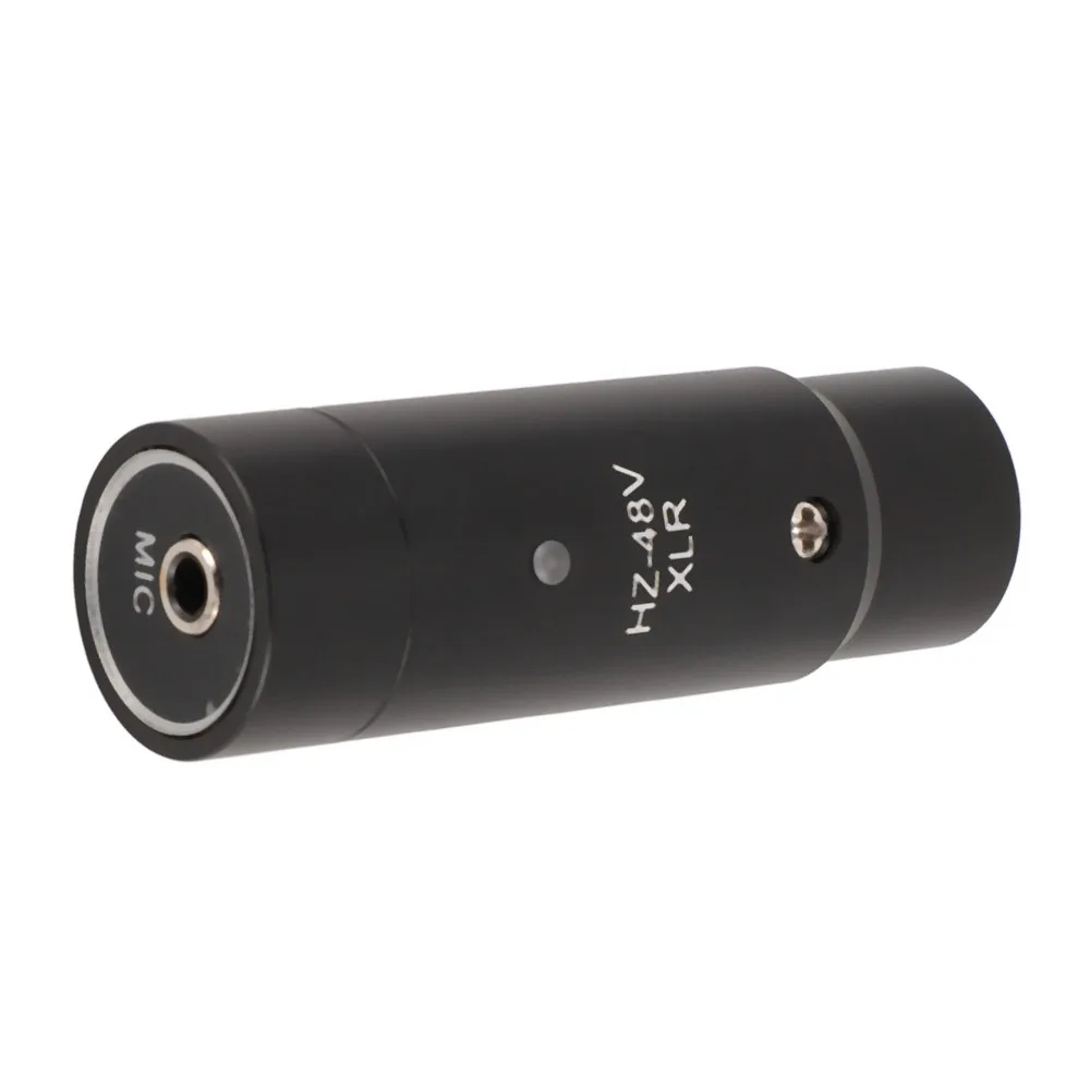 3 Pin XLR Male 48V Phantom Power 20-16000Hz XLR To 3.5mm Adapter Microphone To XLR Male Adapter 3 Pin for 3.5mm Headphones