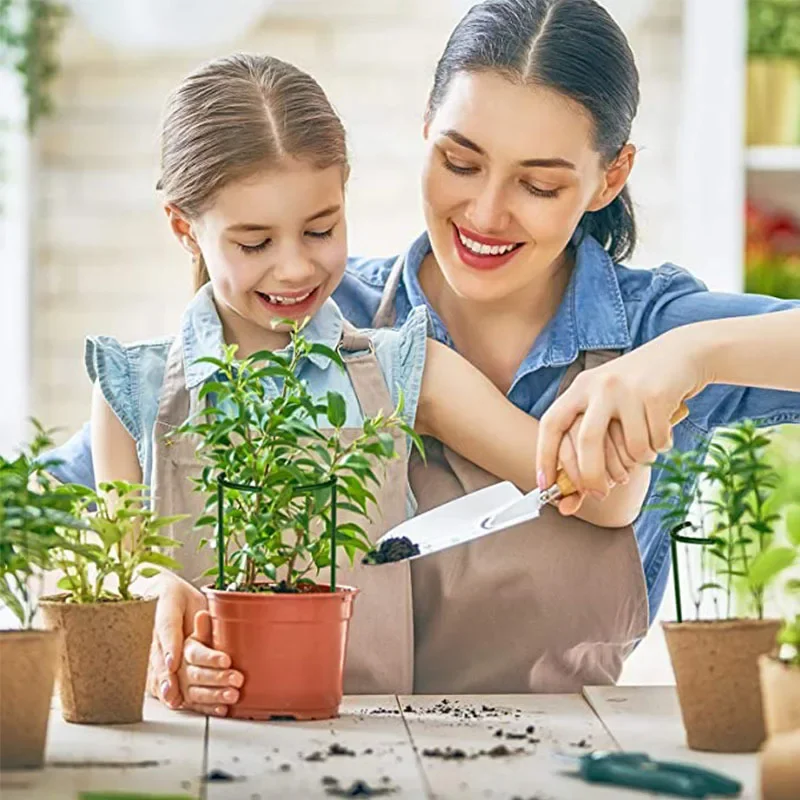 Supporto per pali di supporto per piante in plastica per fiori supporto per asta di disposizione per serra attrezzo per Bonsai da giardino per