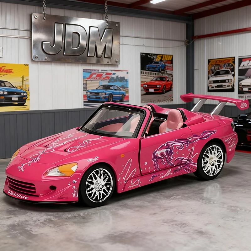 

JADA 1:32 S2000 JDM Alloy Car Diecasts & Toy Vehicles Car Model Miniature Scale Model Car Toys For Children