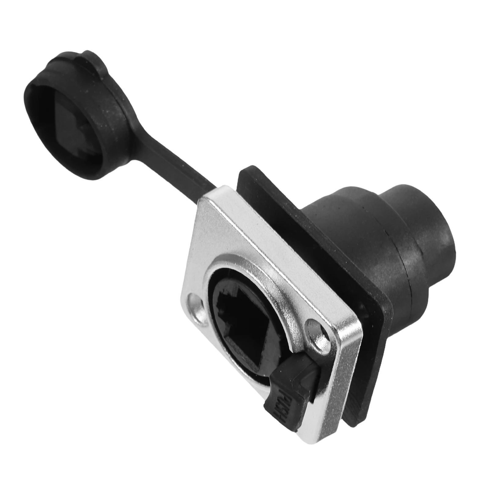 

Waterproof Plug Socket Outdoor Wire Connector Ethernet Cable Coupler for Home Office Garden Stable Signal Transmission