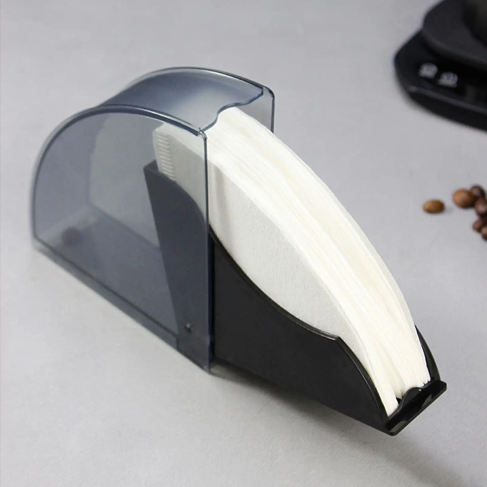 حامل فلتر قهوة متين مع حاوية غطاء مقاومة للغبار لمطعم السفر في الفندق