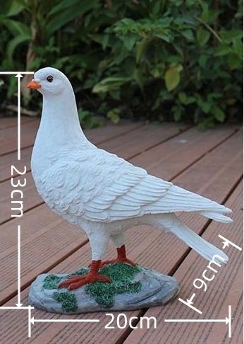 White Dove Decoration Home Decorations for The Room Garden