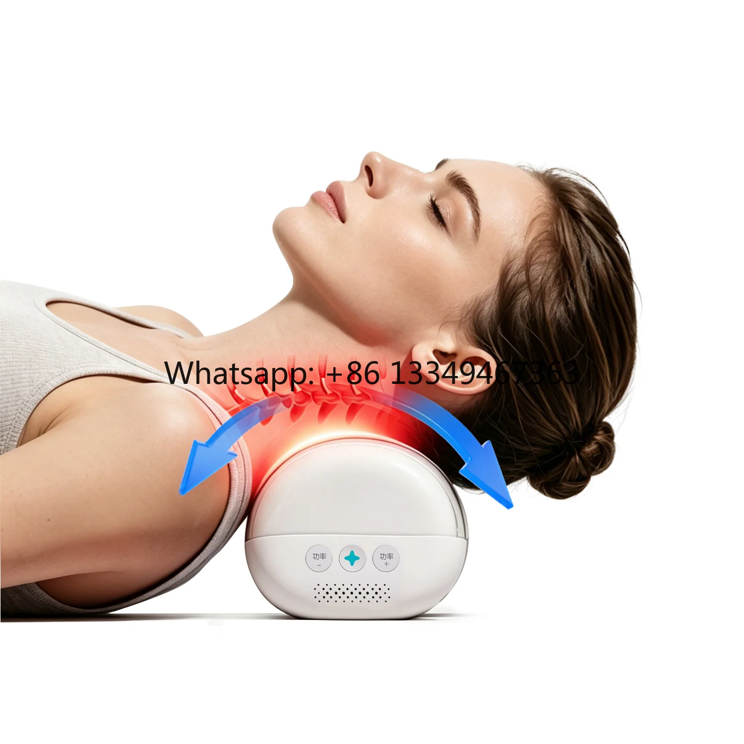 Health  Neck Pillow 650nm Red Light Therapy for Seniors Cervical Curve Correction