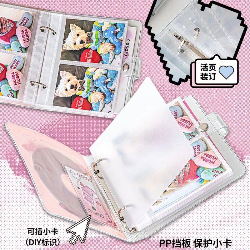 Retro CD Kpop fotokartki zbieraj segregator A7 okładka notesu pamiętnik Agenda Planner papiernicze zestaw albumów fotograficznych — zdjęcie produktu 2