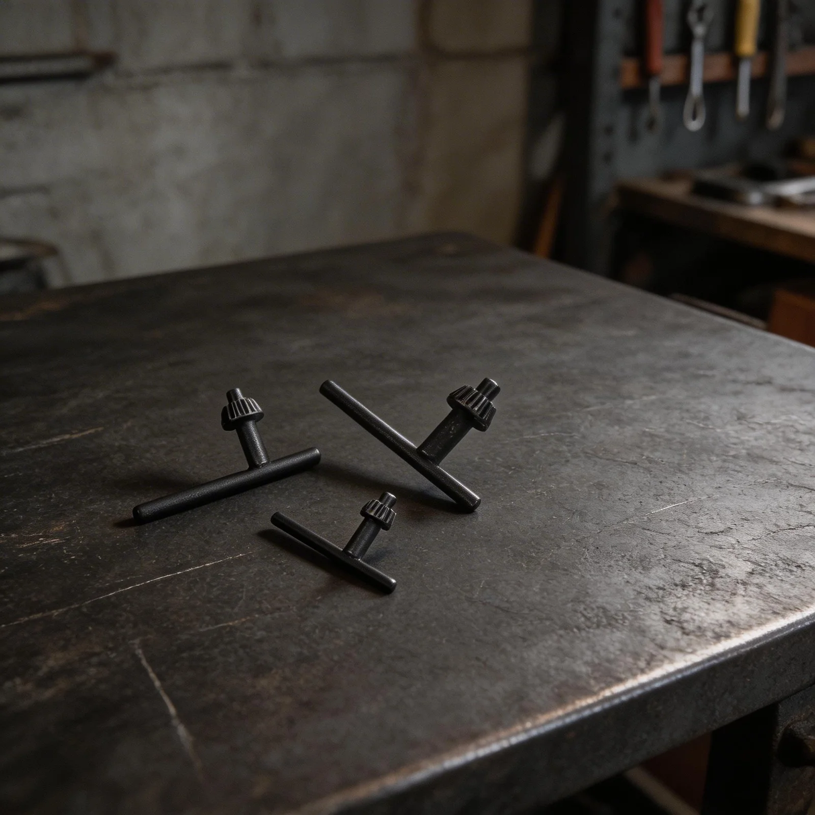 For Mechanical Repairs High Carbon Steel 3PCS Wrench Set Construction Tasks Black Suitable For Standard Drills