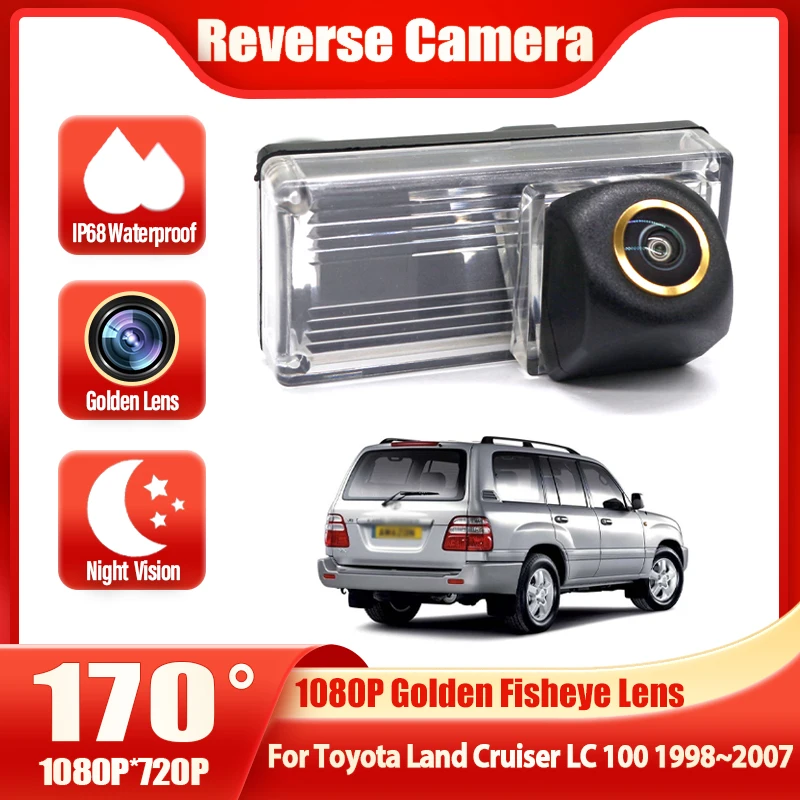 

Reversing Camera For Toyota Land Cruiser LC 100 1998 1999 2000 2001 2002 2003 2004 2005 2006 2007 Night Vision Rear View Camera