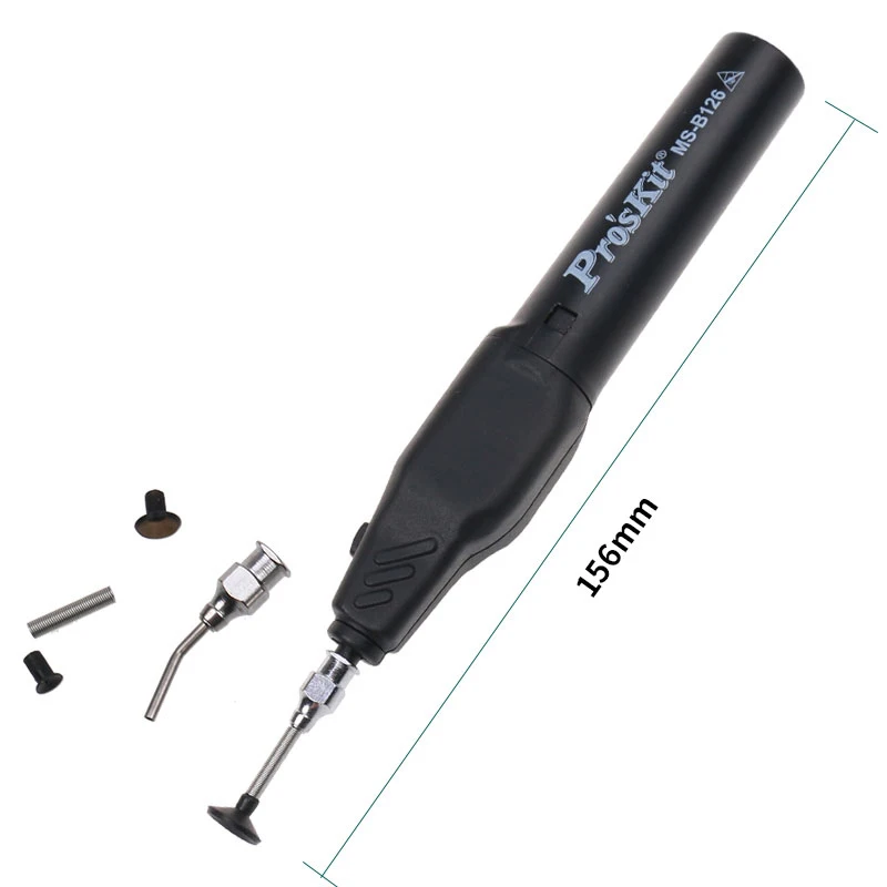 Pro'sKit MS-B126 Elektrische Anti-Statische Saug Stift Industrie Grade Picker Elektronische Teile SMD IC Chip Automatische Vakuum Chuck