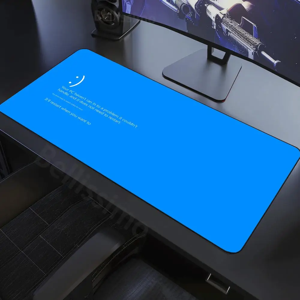 Blue Screen Mouse Desktop Accessories Pad Game Accessories Computer Game Cabinet Rubber Brave Rubber Non-slip Mouse Pad 1200x600