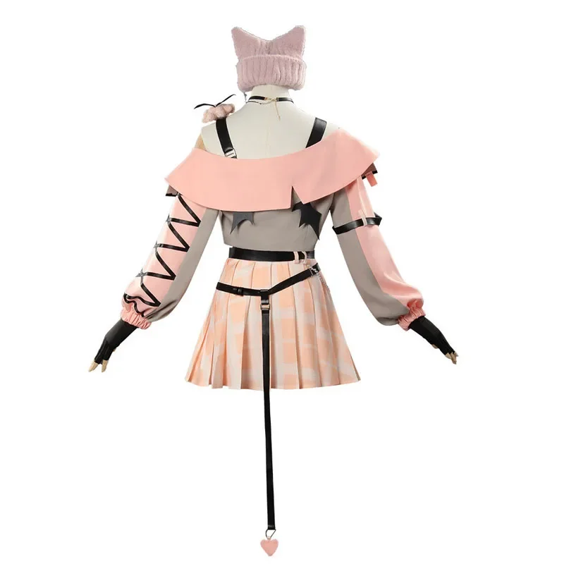 مشروع Sekai Momoi Airi فستان لطيف قبعة دعوى هالوين المرحلة الملابس PJSK الشيطان الصغير Akiyama Mizuki تأثيري لوليتا زي