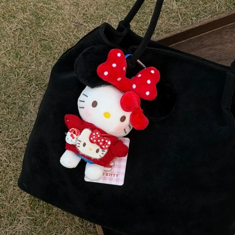 Animatie Hello Kitty cosplay dress-up cartoon pluche pop hanger PP katoen gevulde pop Kawaii sleutelhanger vakantiecadeau