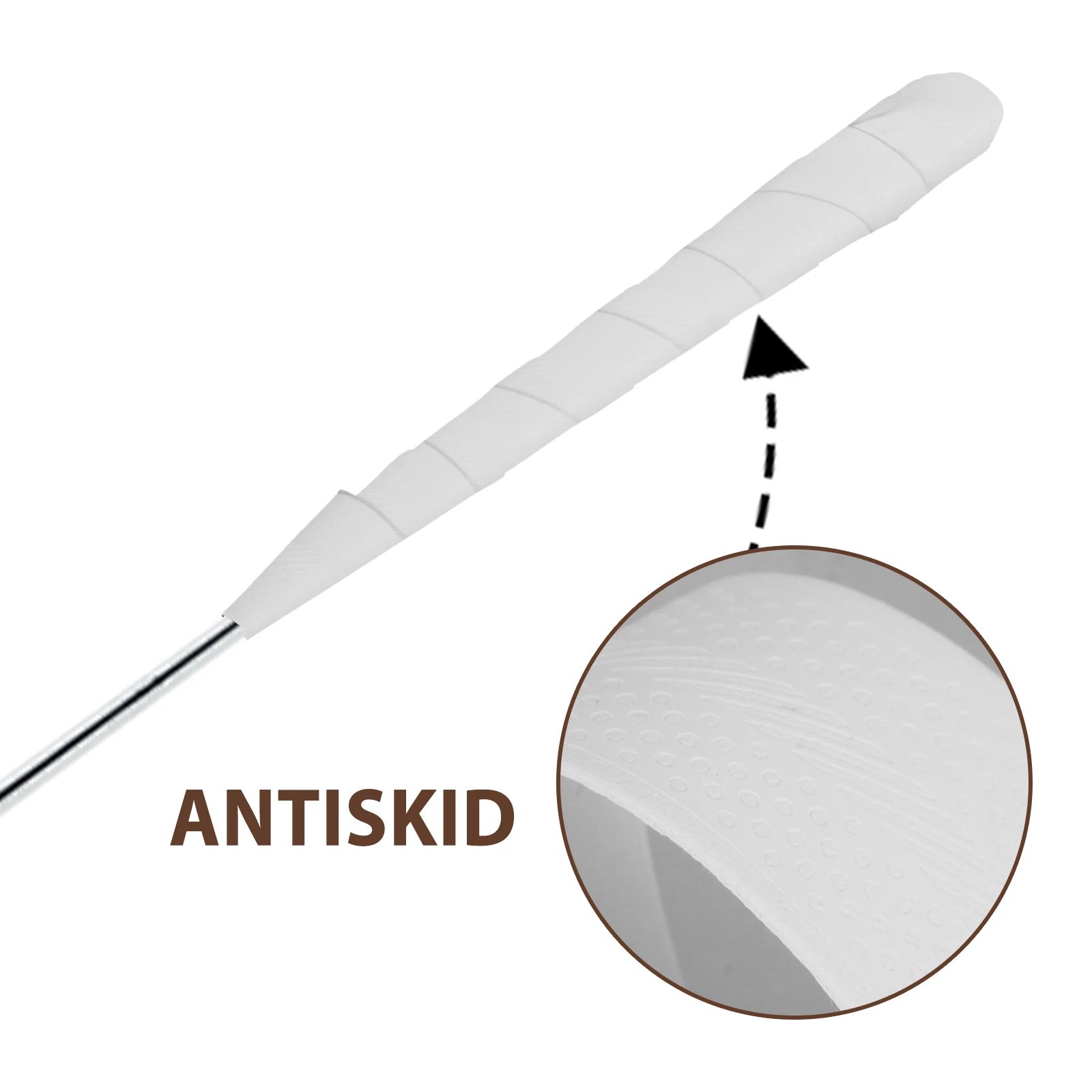 

Golf Grip Wrap Tape 1 Roll PU Anti-Slip Sweat-Absorbing White Golf Club Handle Replacement for All Skill Levels Grip