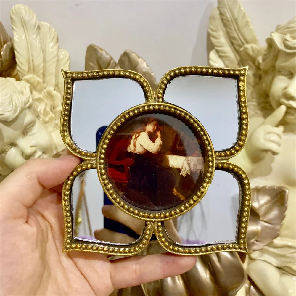 Vintage Resin Shaped Ornaments European Style Small Frame Ornaments Porch Living Room Home Decoration Painting Photo Frame