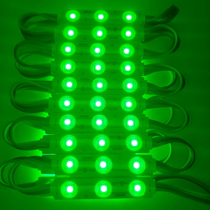 100pcs Samsung Chip SMD5050 3LEDs/pcs RGBW Module Lighting 12V IP68 Waterproof RGB Led Modules Ultra Bright Sign Strip Backlight