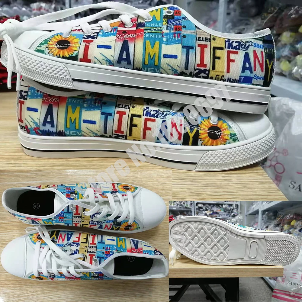 Grappige Dieren Haan/Haan Afdrukken Gevulkaniseerde Sneakers Merk Ontwerper Schattige Kip Lage Top Schoenen Casual Schoeisel