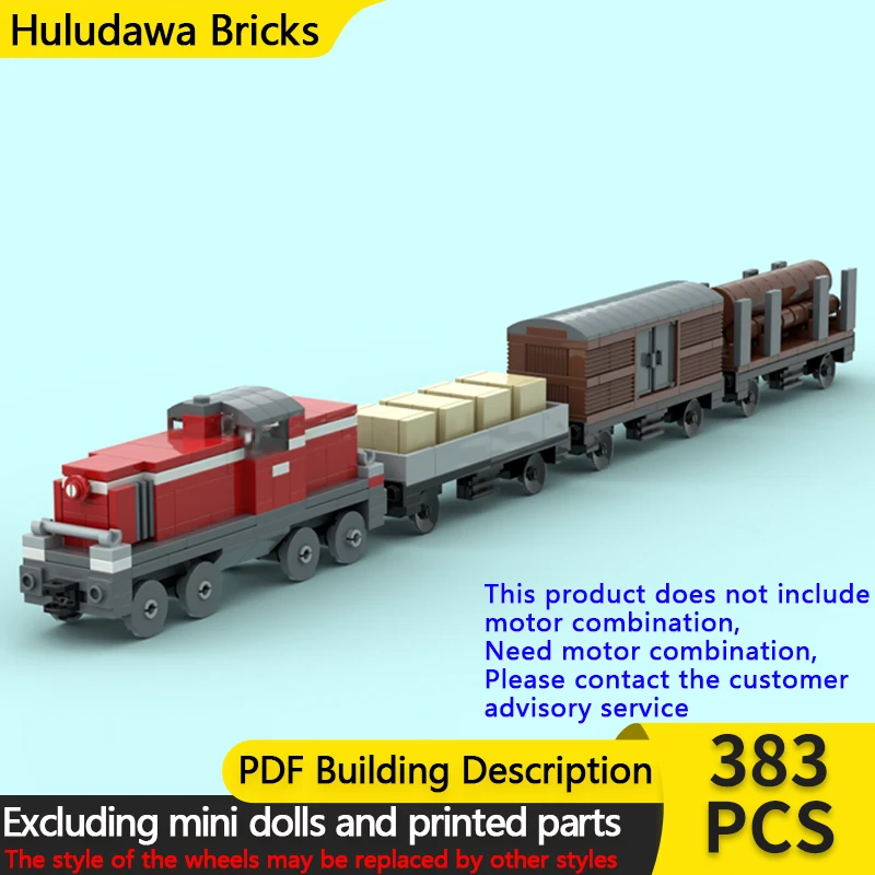 

Модель городской автомобиль MOC, строительные кирпичи, железная дорога V90/100, грузовой поезд, модульная технология, детские праздничные подарки, сборные игрушки, костюм