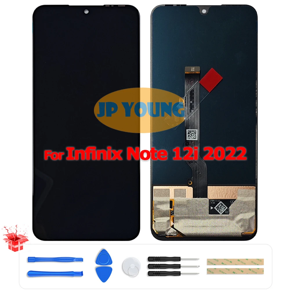 Ecran-tactile-amoled-d'origine-de-67-pouces-avec-cadre-pour-infinix-note-12i-2022-x677-remplacement