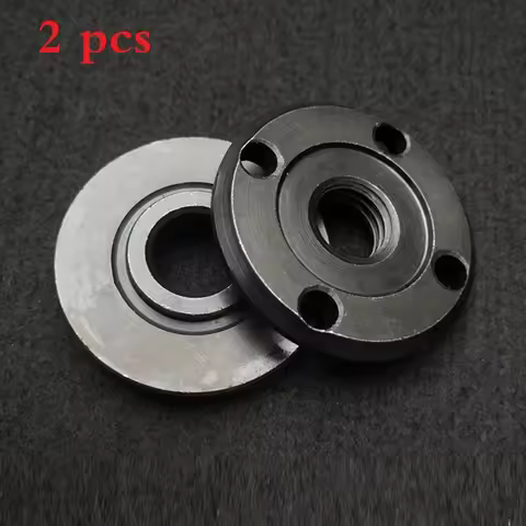 2pcs M16 Flange Nut For Angle Grinder Inner Outer Flange Nut 16mm Spindle Thread Angle Grinder Spare Part Power Tool Accessories
