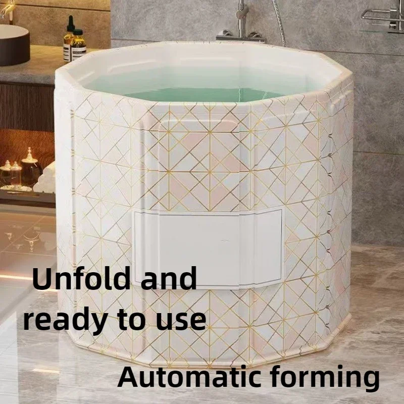 

Складная ванна для домашнего использования, ванна для взрослых, ванна для всего тела, душевая раковина, бесплатная установка, ледяная ванна