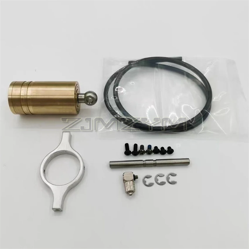 1/14 Trailer Metal Oil Cylinder Hydraulic Lifting Center Cylinder Central Cylinder for 1:14 Scale Tamiya RC Dump Truck Tipper