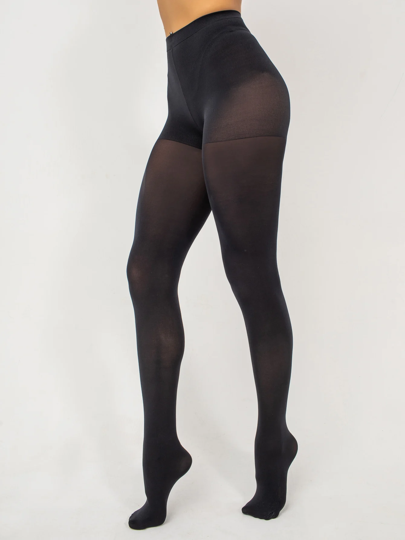 A pair of 80D velvet multicolored autumn standard thickness compression and hip lifting pantyhose