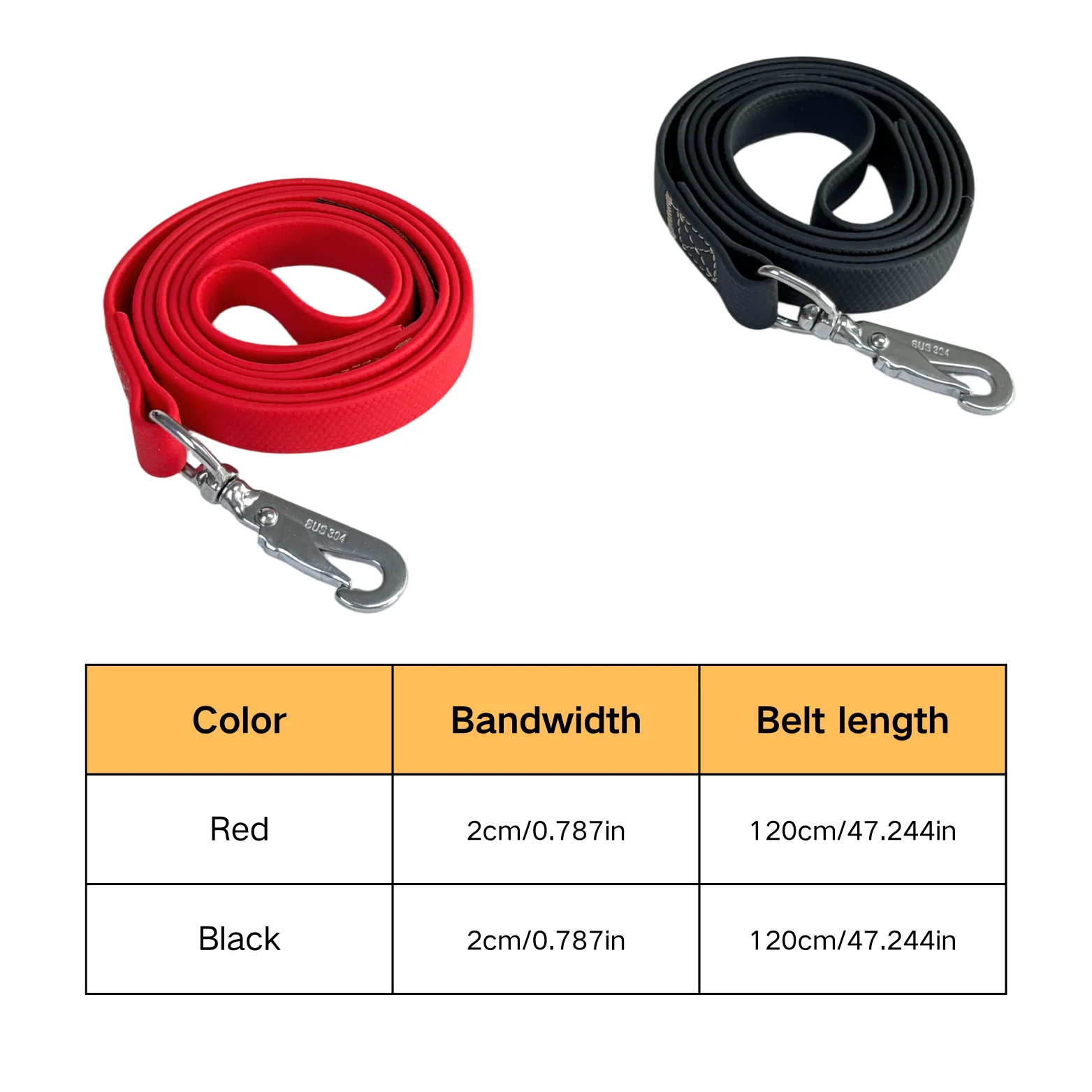 Stainless Steel Silicone Dog Leash, Waterproof, Rust-Proof, Corrosion-Resistant, Thickened Soft Padded Handle to Prevent Hand Strangulation, Anti-Pull for Medium and Large Dogs