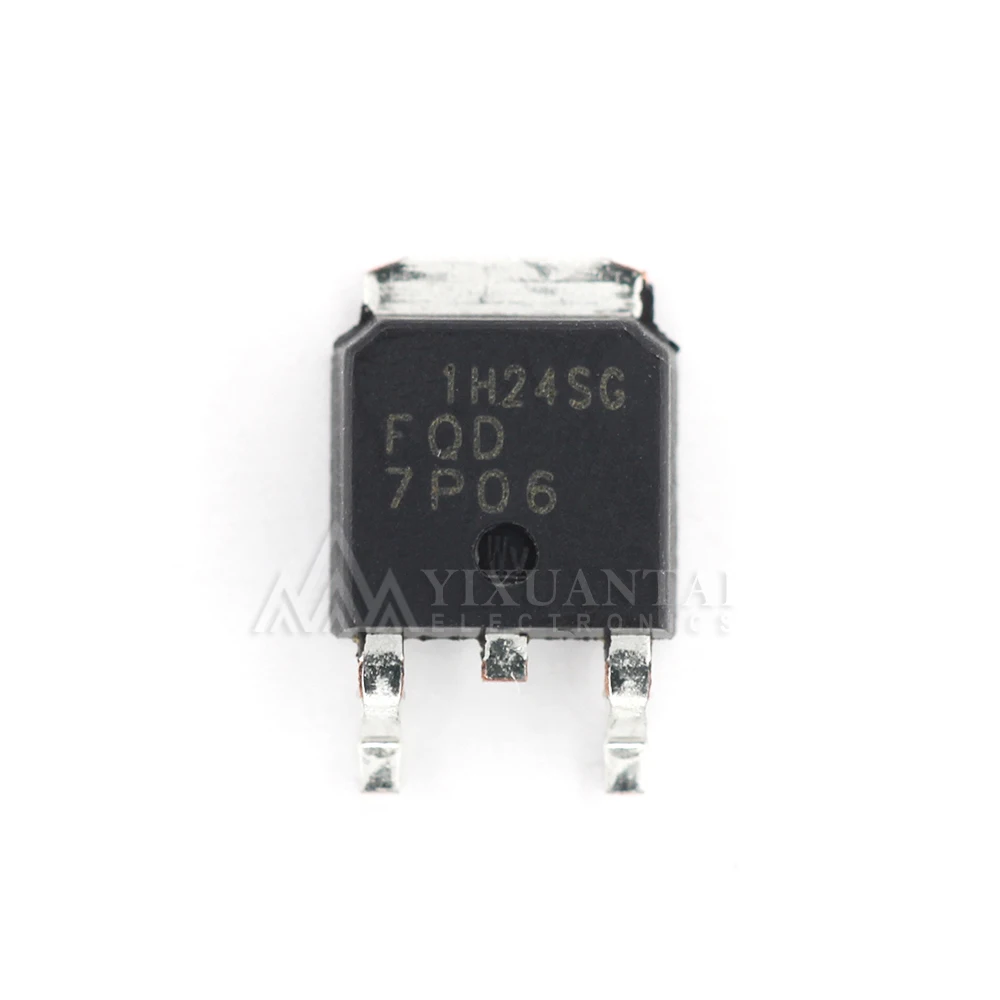 10pcs/lot New original FQD7P06 FQD 7P06 FQD7P06TM 7A 60V TO252