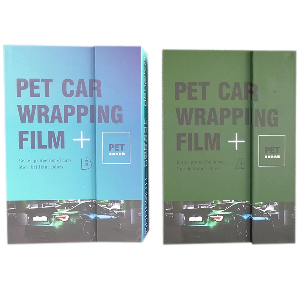 

Wrapmaster 2PC Set Premium PET Car Wrapping Film Color Sample Book