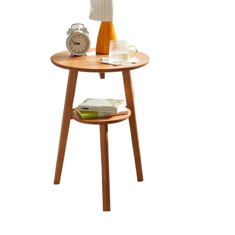 

Solid wood balcony casual table coffee table sofa side few Nordic simple living room side cabinet light luxury tea table bedroom