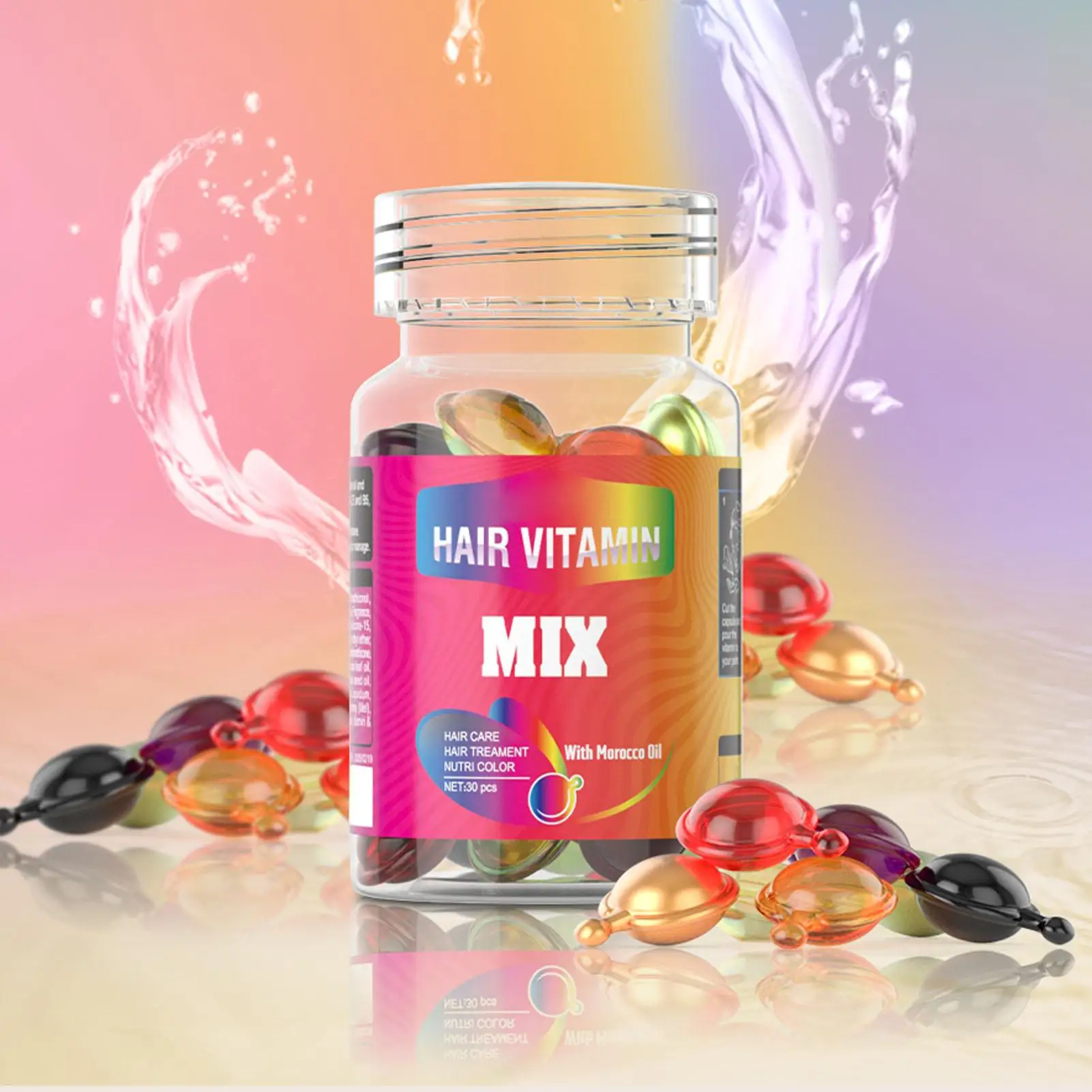 

Hair Vitamin Serum Capsule Hair Moisturizing Repair Damaged Hair Care Hair Oil Capsules