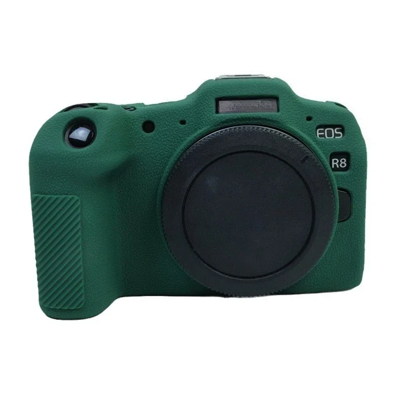 For Canon EOS R8 Mirrorless Camera Soft Rubber Silicone Anti-Drop Body Protective Cover Bag,