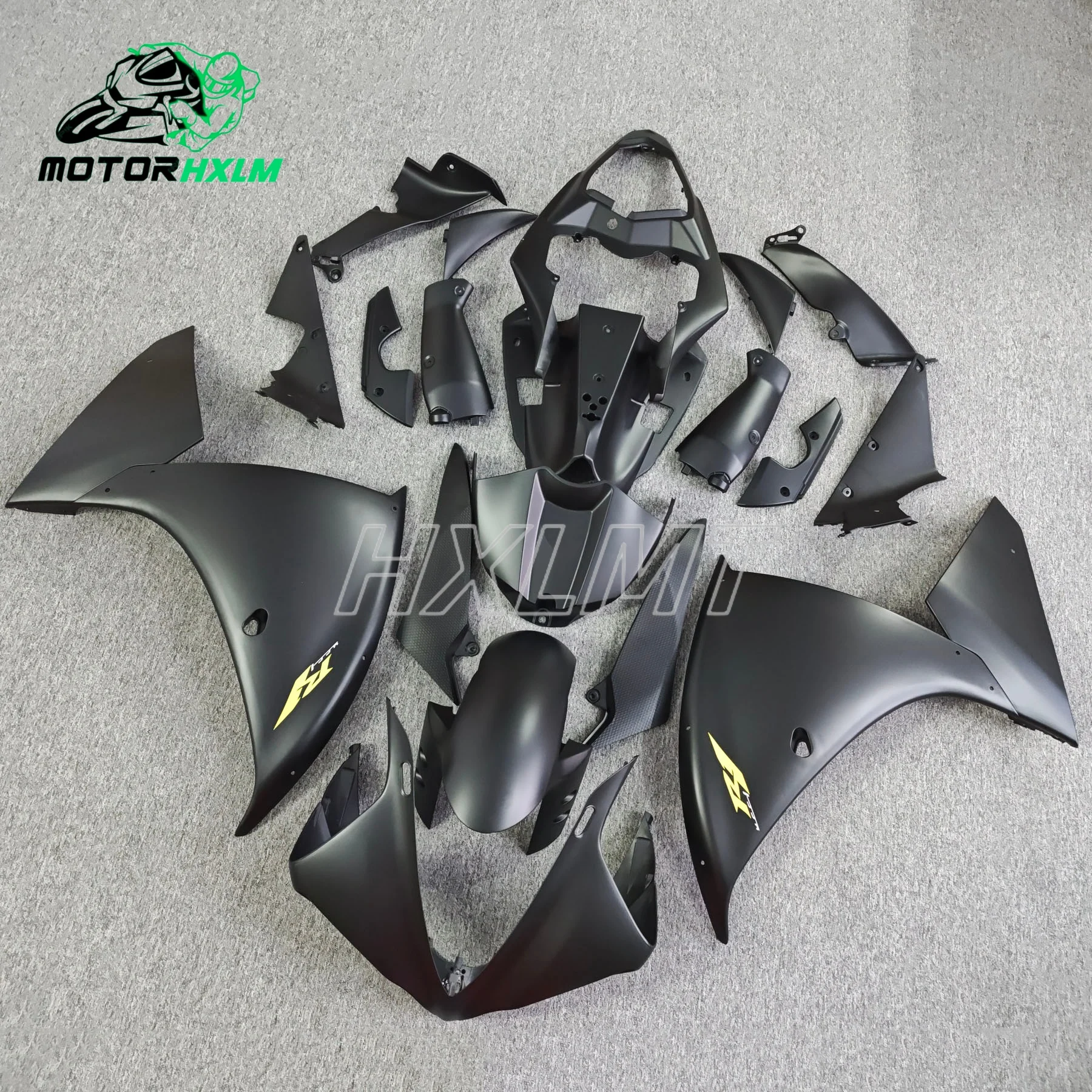 New ABS Motorcycle Bike Whole Fairings Kit Fit for YAMAHA YZF - R1 2009 2010 2011 2012 2013 2014 Bodywork set Custom Black