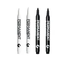 Single Headed Soft hard  White Color Magic Marker Pen Mark Oily Optical Disc Glass Ceramic Plastic Marker Logstics Marker Pen