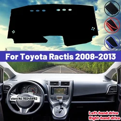 High Quality For Toyota Ractis 2008 2009 2010 2011 2012 2013 Car Dashboard Cover Mat Sun Shade Avoid Light Pad Carpets Anti-UV