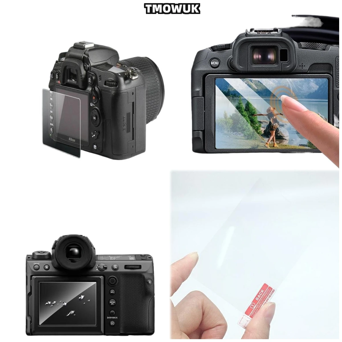 

​​For Fujifilm X-A7 XT2 Anti-Glare Privacy Protector - Tempered Glass 9H Hardness Anti-Scratch HD Clear Anti-Splash Film​​