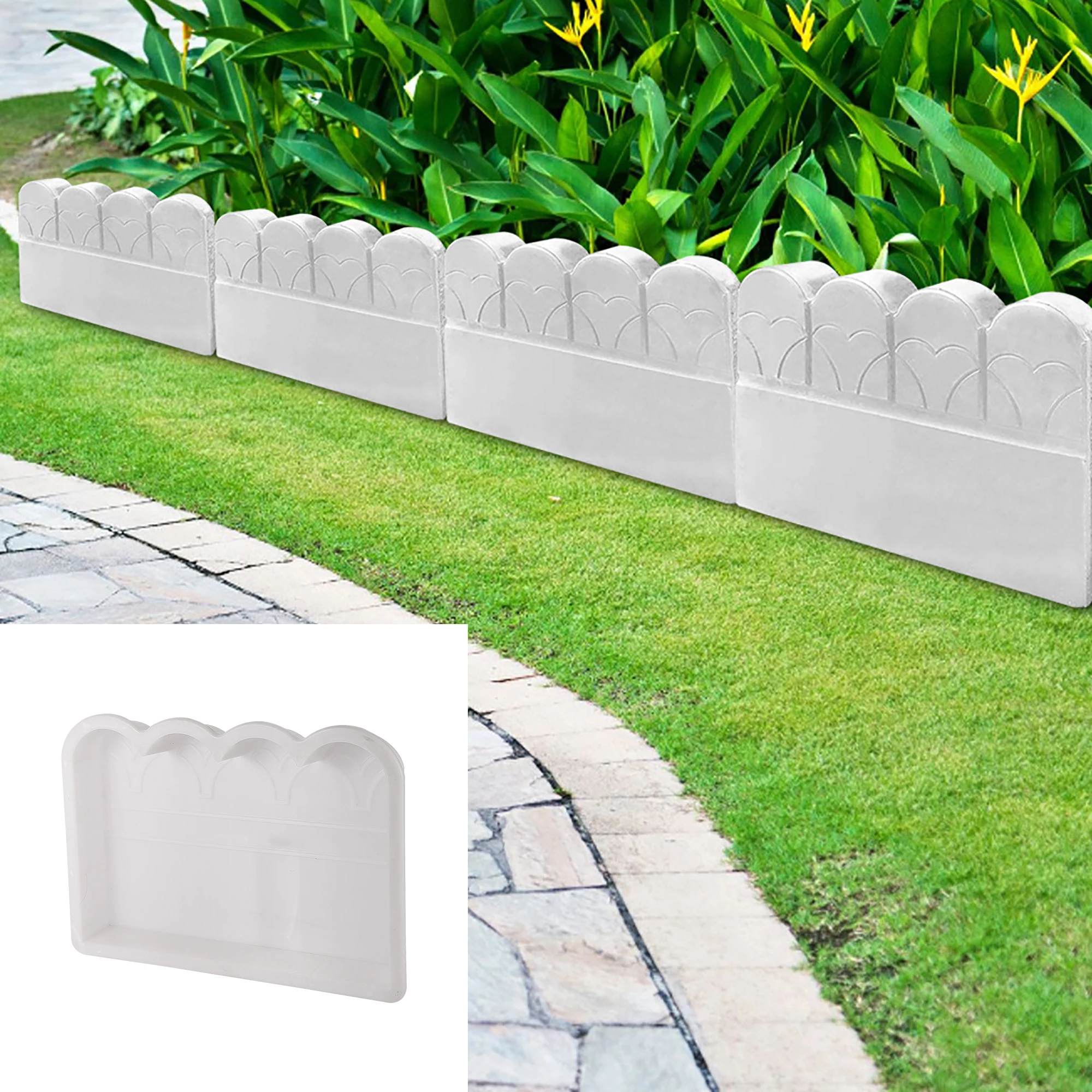 Fence Concrete Mold DIY Cement Fence Lattice Mold Tool Garden Garden Fence Mold Pavement Paving Vegetable Fence Mold