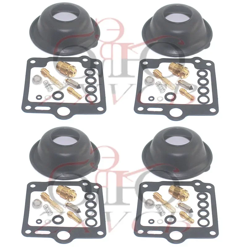 4 set for XJ900F 58L 1986-1990 XJ 900 XJ900 Motorcycle carburetor repair kit plunger diaphragm oil cup float